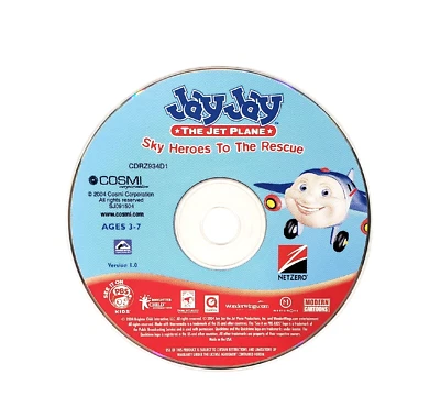 Jay Jay The Jet Plane Sky Heroes To The Rescue PC CD Rom Mac Win New Disc Only - Image 1 of 4