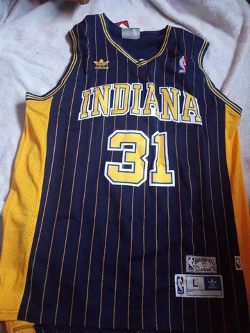 Large Reggie Miller Indiana pacers Adidas Swingman Blue nba jersey new w/tag Cover