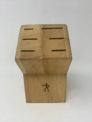 JA Henckels International Madera Cuchillo Madera Bloque Soporte 6 Ranuras Bloque Solo Foto 1 de 4