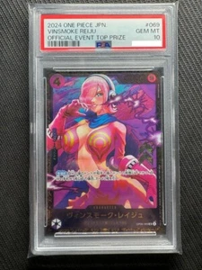 PSA 10 Vinsmoke Reiju OP06-069 Flagship Battle Promo One Piece Card Japanese - Picture 1 of 6