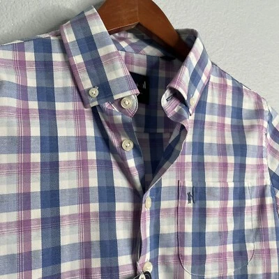 Johnnie-O Bowser Jr. Performance Button Up Shirt Boys Size 12 - Image 1 of 4