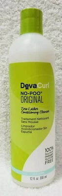 DevaCurl No-Poo Original CONDITIONING CLEANSER Cleanse Lather 12 oz/355mL New - Image 1 of 4