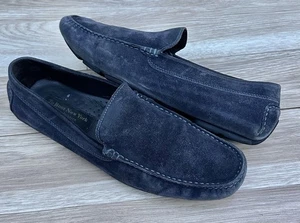 To Boot New York Adam Derrick O’Reilly Halbschuhe Herren 10 Blau Wildleder Leder Italien - Bild 1 von 13