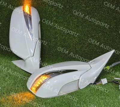 Par de espejos retrovisores laterales Lexus GS350 GS460 GS450H 2009-2011 con luz LED usados OEM Foto 1 de 4