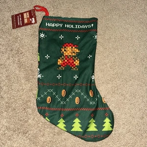 Nintendo Super Mario Bros. Retro Stocking; Brand New - Picture 1 of 4