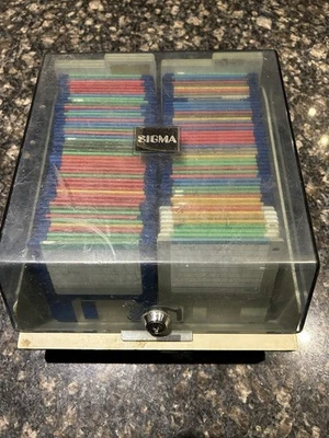 Floppy Disk Storage Box and 100 Used Floppy Disks - Image 1 of 2