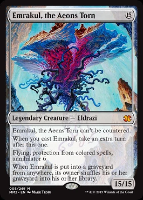 Emrakul, the Aeons Torn - Light Play MTG Modern Masters 2015 - Image 1 of 1