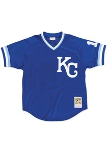 Mitchell And Ness Bo Jackson Kansas City Royals 1989 Authentic BP Jersey - Picture 1 of 10