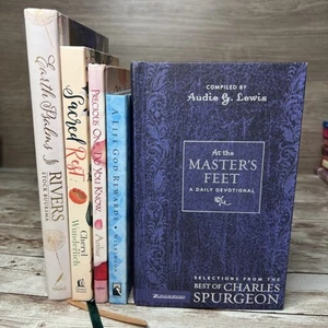 Lot of 5 Christian Devotional Hardbacks Bible Study Books Daily Charles Spurgeon - Picture 1 of 23