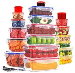 40 Pcs Food Storage Containers with Lids Airtight- Plastic Meal Prep Containe... - Picture 1 of 7