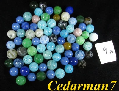 Cedarman7; Потрясающая Группа; 75 Чемпионов Последней Эры Агат Вереницы Мраморов! группа #9a - Изображение 1 из 4