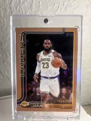 25-26 Topps LeBron James #150 Los Angeles Lakers /2025 - Image 1 of 4