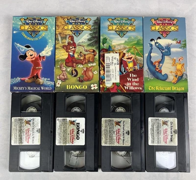 Walt Disney Mini-Classics Mickey Bongo Willows VHS Tapes Lot Of 4 VHS Tapes - Image 1 of 4