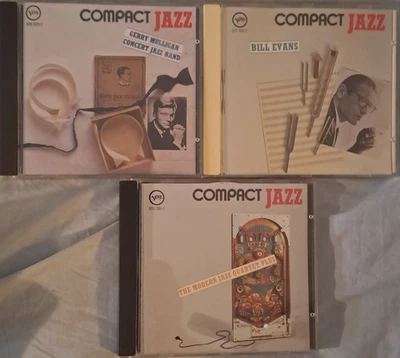 Paket Compact Jazz (Verve - 3CDs): Gerry Mulligan/ Bill Evans/ Modern Jazz 4tet - Bild 1 von 2