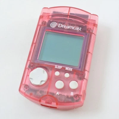 Dreamcast Visual Memory Passion Pink HKT-7000 Sega Official VMU 2425 dc - Image 1 of 4
