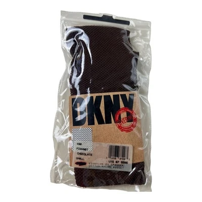 DKNY Fishnet Chocolate control top Tights Size S - Image 1 of 4