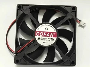 COFAN F-8015H12BII 12V 0.35A 8cm Wentylator NOWY - Zdjęcie 1 z 2