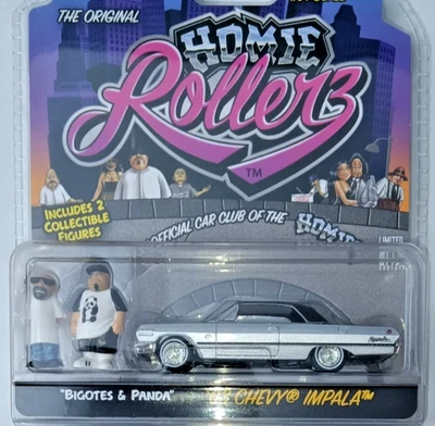 FIGURAS GREENLIGHT 1:64 HOMIE ROLLERZ 1963 CHEVY IMPALA & HOMIE SELLADAS DE FÁBRICA!! Foto 1 de 4