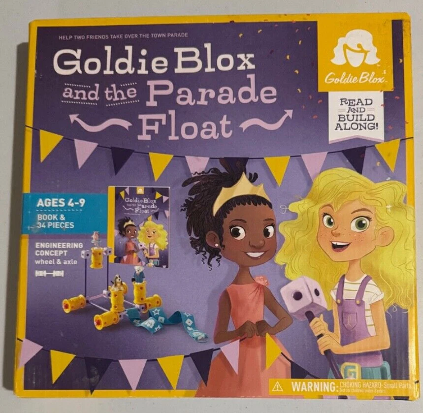 NUEVO Goldie Blox and the Parade Float Edades 4-9 concepto de ingeniería rueda y eje Foto 1 de 2