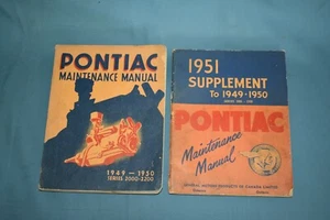 1949 50 51 Pontiac 2000-2200 Service Shop Repair Maintenance Manual Canadian - Picture 1 of 11