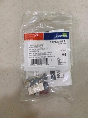 Enchufe universal sin herramientas Leviton 6APLG-S6A Foto 1 de 2