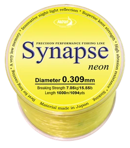 KATRAN SYNAPSE NEON FISHING LINE 15.55 LB. 0.309mm Diameter. 1000 M - Picture 1 of 3