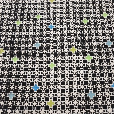Spectrum BTY Banyan Batiks Blue Green Black White Geometric - Image 1 of 4