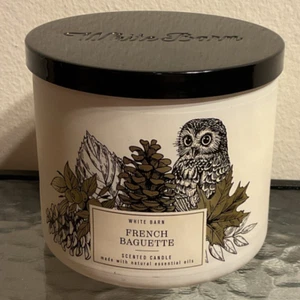 Bath & Body Works French Baguette 14.5 oz 3 Wick Candle Black Lid 2021 - Picture 1 of 6