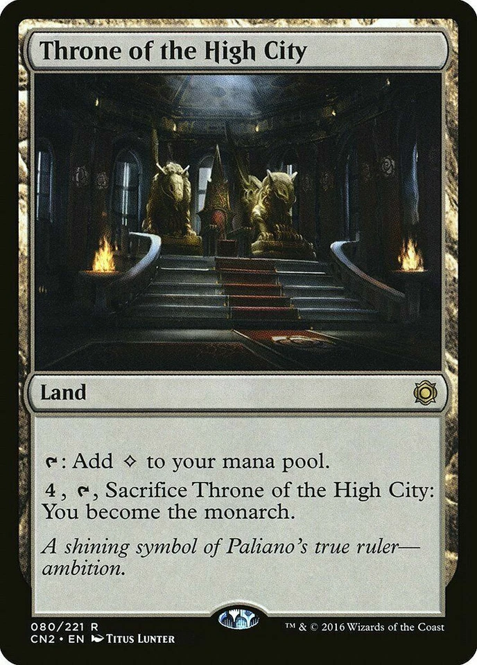 Throne of the High City - Conspiracy: Take the Crown (Magic the Gathering Mtg)NM - Image 1 of 1