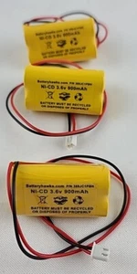 Lowes(05A230) 1.6v 900mAh 6200-RP Unitech LEDR-1 Battery Pack-Lot Of 3 Batteries - Picture 1 of 8