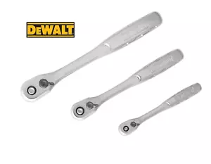 New DeWalt Ratchet Set, Quick Release, Pear Head, 72 Teeth, Polished, Nice. - Picture 1 of 5