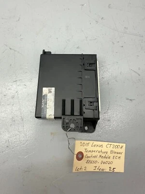 LEXUS CT200h 2011-2015 soplador de temperatura motor chasis módulo de control ecm oem Foto 1 de 4