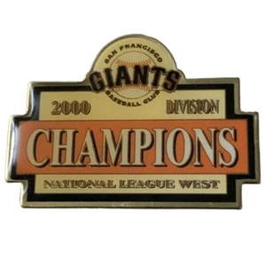 2000 MLB San Francisco Giants NL West Division Champions Souvenir Pin - Picture 1 of 2
