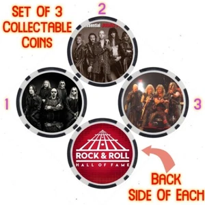 JUDAS PRIEST - ROCK & ROLL HALL OF FAME - COLLECTABLE COIN SET - Picture 1 of 1