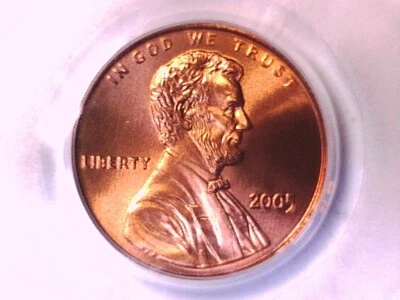 2005 P Lincoln Memorial Cent Penny PCGS MS 69 RD Satin Finish 03936425 - Image 1 of 3