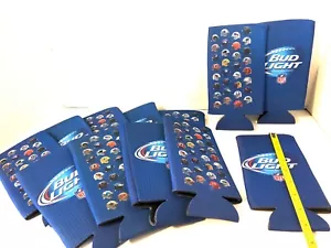 Bud Light NFL Fußballflasche groß Dose Koozie 6-1/2 Zoll groß - Bild 1 von 3