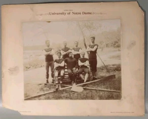 3- UNIVERSITÄT NOTRE DAME 1893 RUDERTEAM KABINETTFOTOS KOLUMBIANISCHE AUSSTELLUNG - Bild 1 von 18