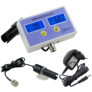 Salinitäts&PH Messgerät Salinitäts&PH Monitor Tester Für Aquarium 2-Wege-Strom - Bild 1 von 10