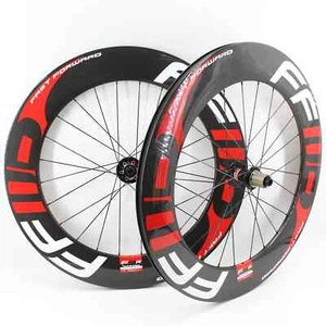 700C Road Bike Carbon Bicycle Wheelset Tubular Clincher Tubeless Rims Disc Brake - Picture 1 of 24