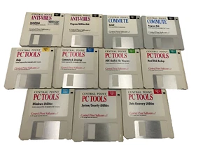 Central Point PC Tools 12x 3.5” Floppy Disk Version 7 DOS + Windows Utilities - Picture 1 of 2