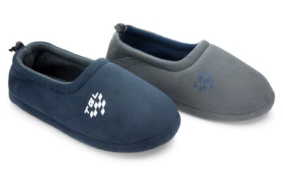 TIGLIO  11012  PANTOFOLE CHIUSE  UOMO BLU GRIGIO INVERNALI SCARPETTE DA CAMERA - Image 1 of 4