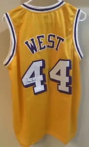 Jerry West Signed Custom Lakers Basketball Autographed Auto Jersey JSA - Picture 1 of 4