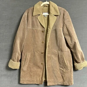 Vintage Wilsons Julian Suede Jacket M Sherpa Coat y2k Western Cowboy Rancher - Picture 1 of 16