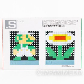 Super Mario Bros. Dots B Set Luigi .S Puzzle Pin Panel Toy Tomytec JAPAN FAMICOM