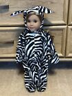 15" & 18" Baby Doll Zebra Halloween Costume (Fits American Girl & Bitty Baby)