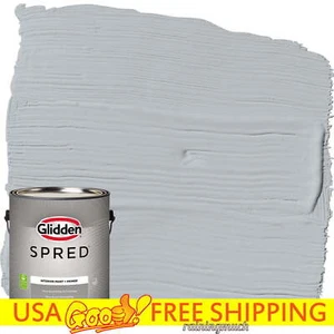 Spred Grab-N-Go Interior Wall Paint Gray Frost / Grey Flat Low VOC Odor 1 Gallon - Picture 1 of 8