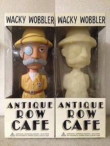 FUNKO ANTIGUO FILA CAFÉ ORIGINAL + JUEGO DE LIBERACIÓN DE BRILLO BOBBLE HEAD WACKY WOBBLER NUEVO - Imagen 1 de 11