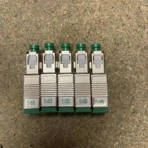 5Pcs Fiber Optic Attenuator 5dB SC/APC, Single Mode Male-Female Fiber - Picture 1 of 2