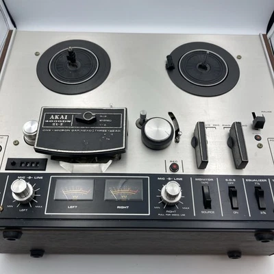 Grabadora de cinta carrete a carrete Akai 4000ds MKII probada funciona Foto 1 de 4
