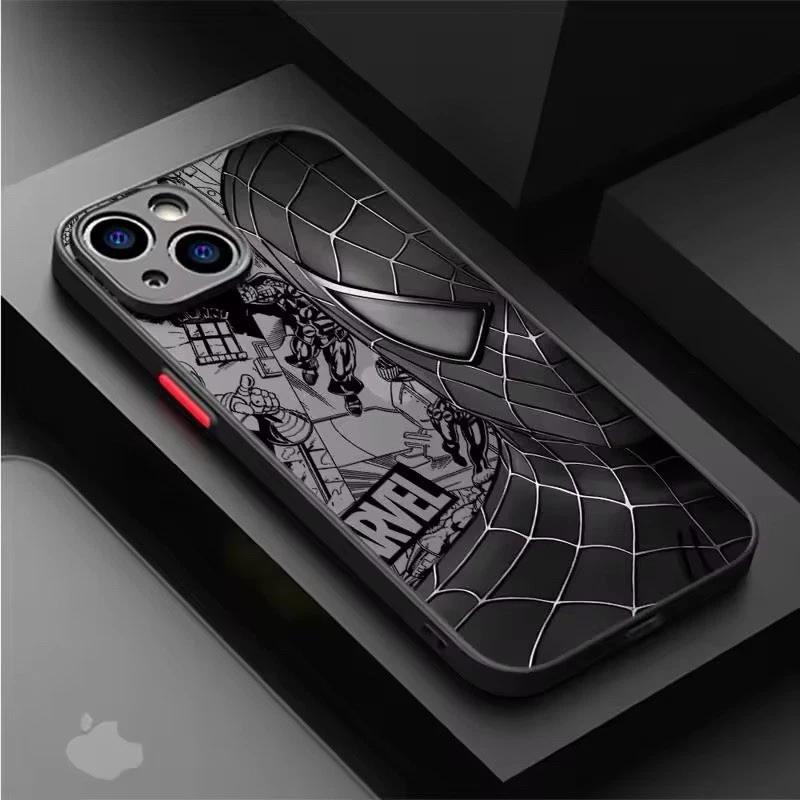 Marvel Spider-Man Sam Rami Black Suit iPhone Case 15, 14, 13, 12, 11 - Image 1 of 1